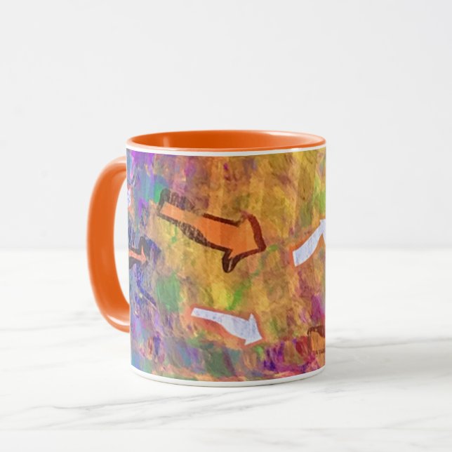 Swimming Arrow Fish Mug (Front Left)