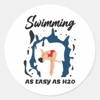 Swimming as Easy as H2O - Funny Swim Design