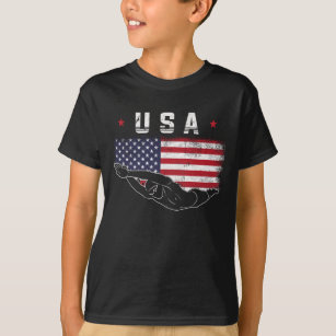 Swimming Athlete Sports USA Swimmer T-Shirt