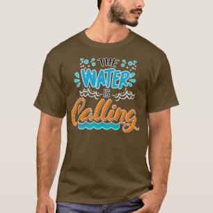 Swimming Best Funny Swimmer Trunks Triathlon Gift  T-Shirt