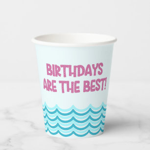 Swimming Birthday Party Cup