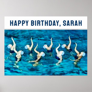 swimming birthday party decoration
