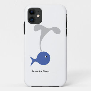 Swimming Blows cool and unique design iPhone 11 Case