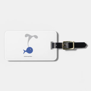 Swimming Blows cool and unique design Luggage Tag