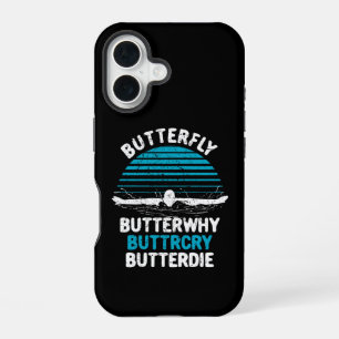 Swimming - Butterfly Butterwhy iPhone 16 Case