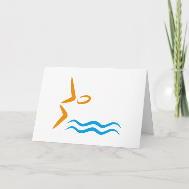 swimming card (Front)