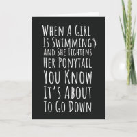 Swimming Cards Woman Sports Swimmer Girl Power
