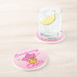 Swimming Chick #8 Coaster