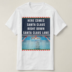 Swimming Christmas T-Shirt