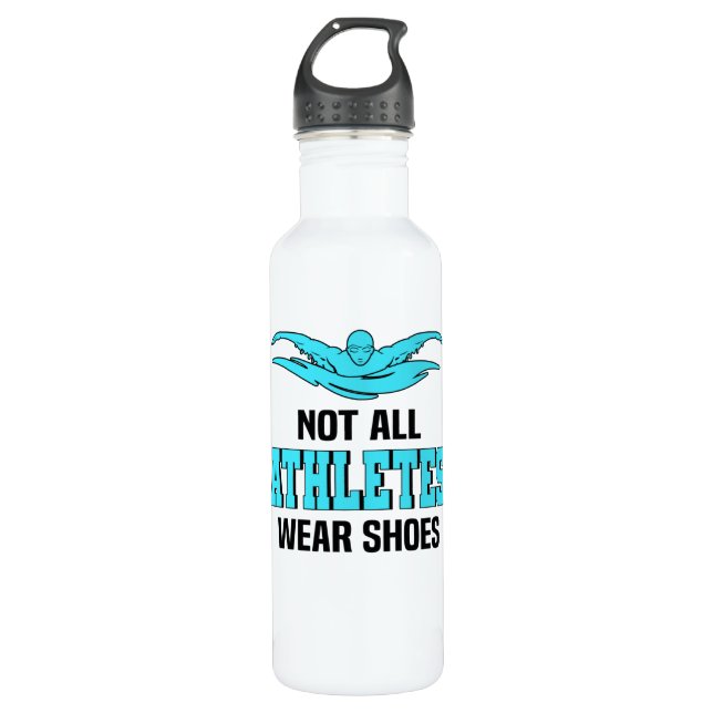 Swimming Club Swimmer Swimming Instructor 710 Ml Water Bottle (Front)