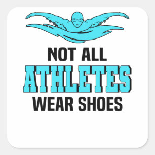 Swimming Club Swimmer Swimming Instructor Square Sticker