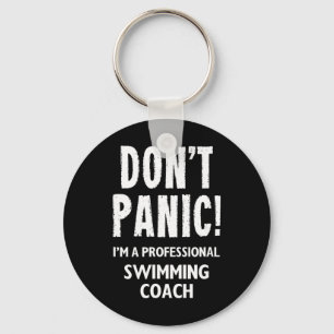 Swimming Coach Design For Swim Team Swimmer Teache Keychain