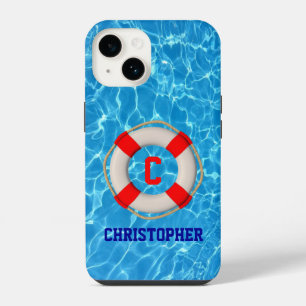 Swimming Coach Pool LIfesaver iPhone 14 Case