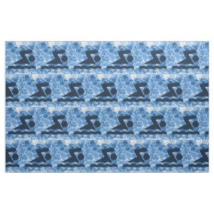 Swimming Design Fabric