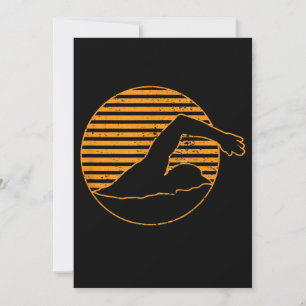 Swimming Design Gift For Swimming Lover Holiday Card