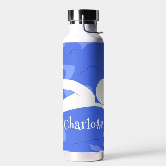 Swimming Design Thor Copper Vacuum Insulated Water Bottle (Left)