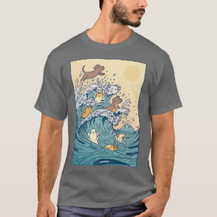Swimming Dogs Dog Owner Puppy Pet Dog Lover T-Shirt