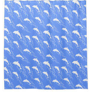 Swimming dolphins design 