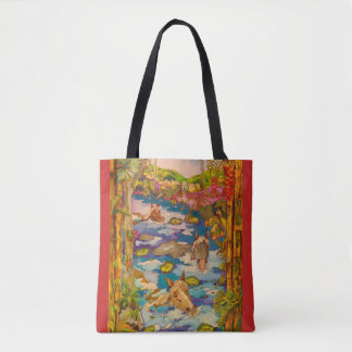 Swimming Down the River Tote Bag