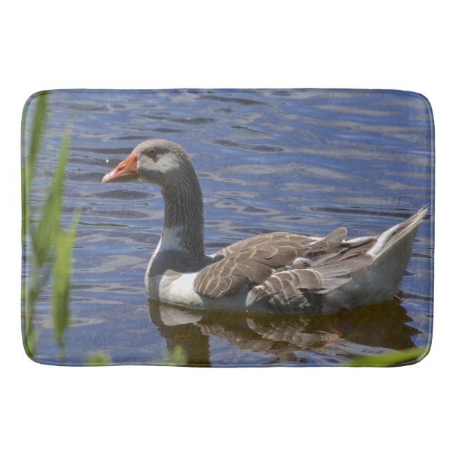 Swimming Duck Bath Mat (Front)