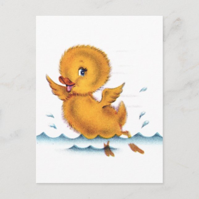 Swimming Duckie Postcard (Front)