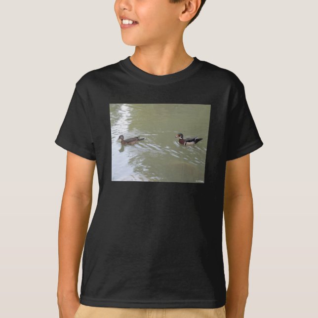 Swimming Ducks T-Shirt (Front)