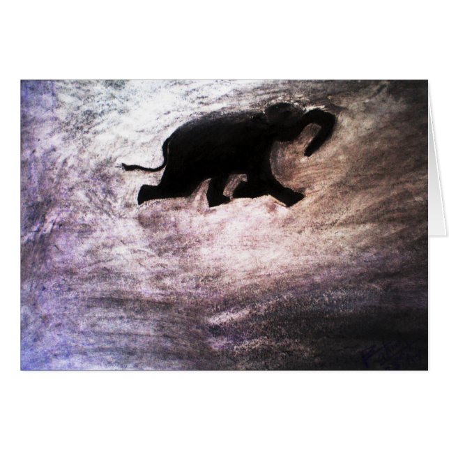 Swimming Elephant (Front Horizontal)