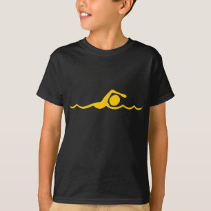 Swimming Figure - Amber T-Shirt