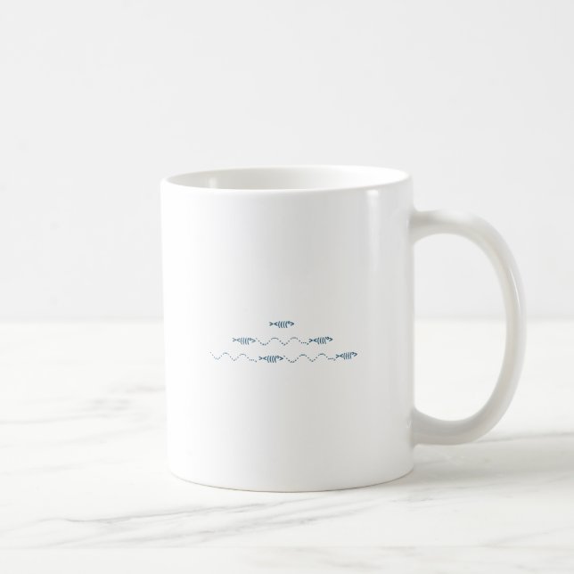 Swimming Fish Emoticons Logo Coffee Mug (Right)