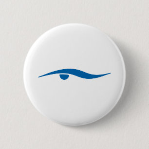 Swimming for life 2 inch round button