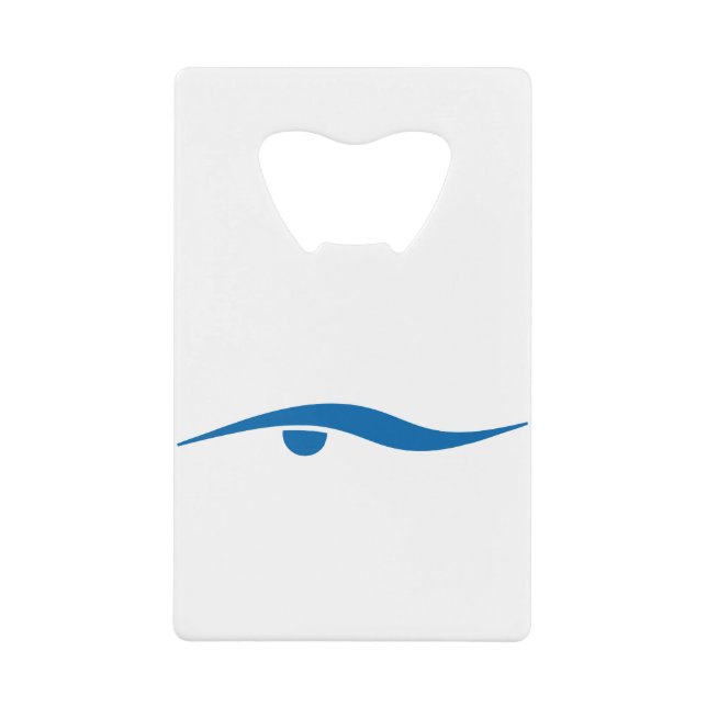 Swimming for life credit card bottle opener (Front)