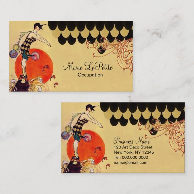 Swimming Girl ~ Business Card (Front/Back)