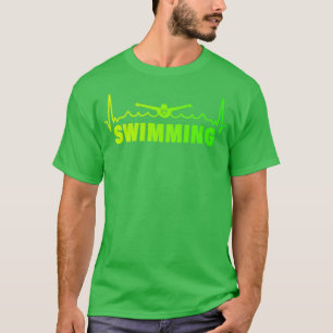 Swimming heart rate design T-Shirt
