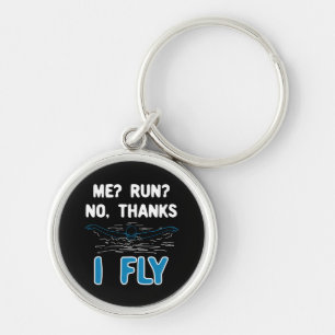 Swimming - I Fly Keychain