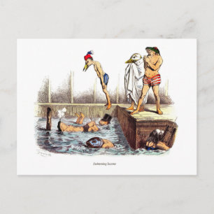 Swimming Lessons Postcard