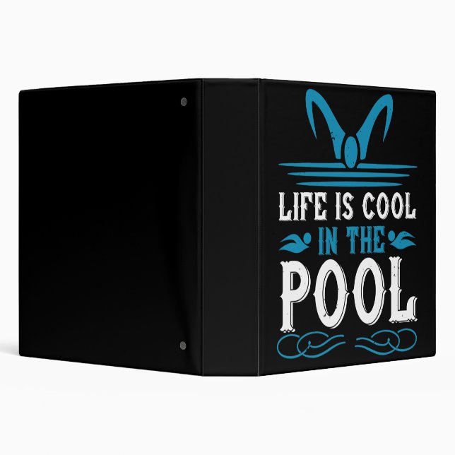 Swimming - Life is cool in the pool Binder (Background)