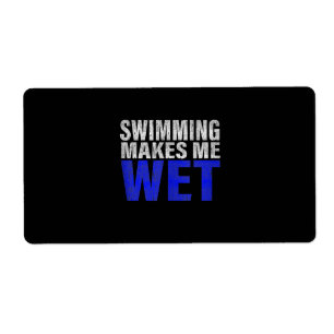 Swimming Makes Me Wet Tank Top