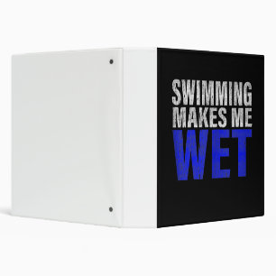 Swimming Makes Me Wet Tank Top Binder
