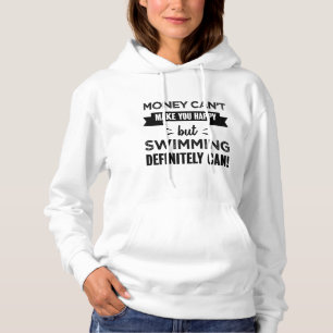 Swimming makes you happy Funny Gift Hoodie