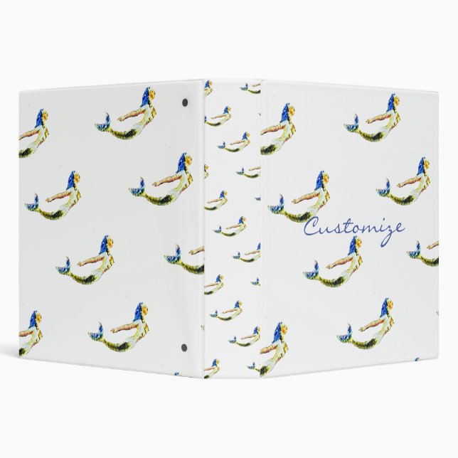 Swimming Mermaid Thunder_Cove Binder (Background)