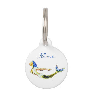 Swimming Mermaid Thunder_Cove Pet Tag