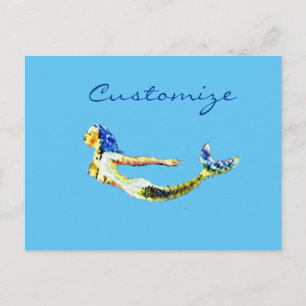 Swimming Mermaid Thunder_Cove Postcard