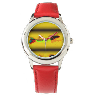 swimming mermaid wrist watch