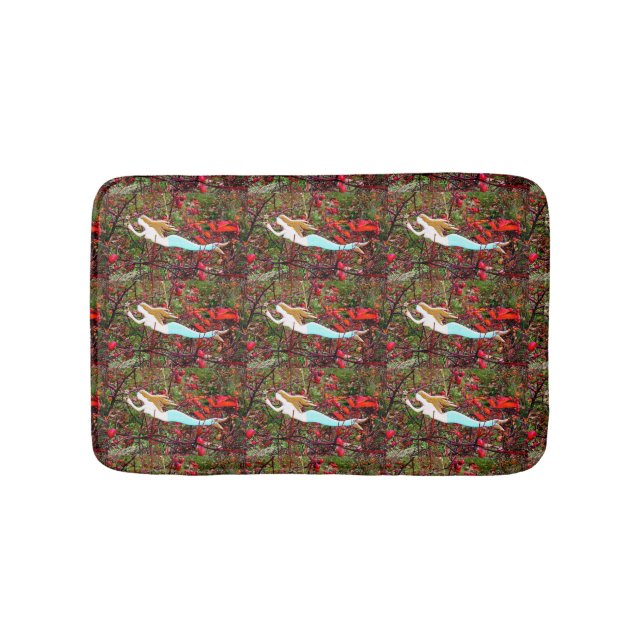 swimming mermaids bath mat (Front)