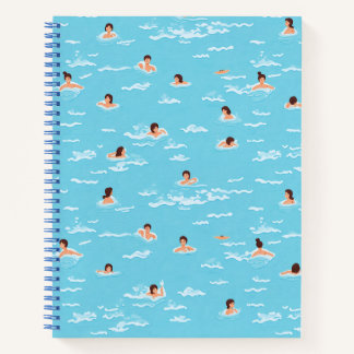 swimming people notebook