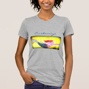Swimming pink mosaic mermaid T-Shirt