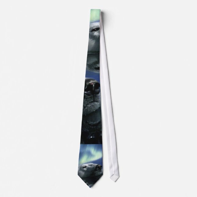 SWIMMING POLAR BEAR TIE (Front)