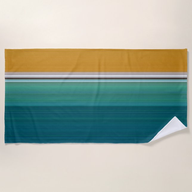 Swimming Pool Abstract Beach Towel (Front)