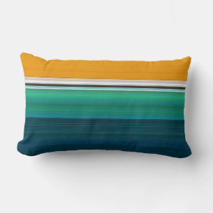 Swimming Pool Abstract Lumbar Pillow