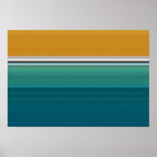 Swimming Pool Abstract Poster